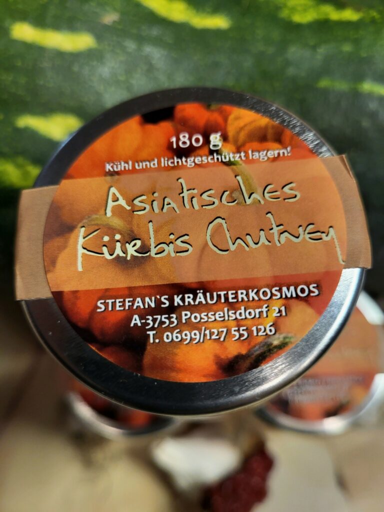 Asiatisches Kürbis Chutney